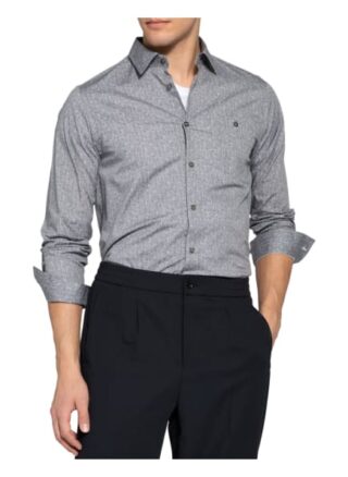 Ted Baker Hemd Floden Extra Slim Fit grau