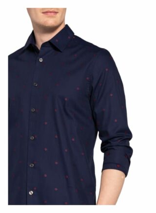 Ted Baker Hemd Treeo Slim Fit blau