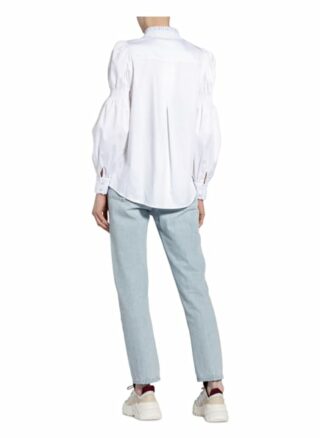 Ted Baker Hemdbluse Briona Mit Spitzenbesatz weiss