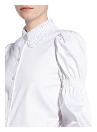 Ted Baker Hemdbluse Briona Mit Spitzenbesatz weiss