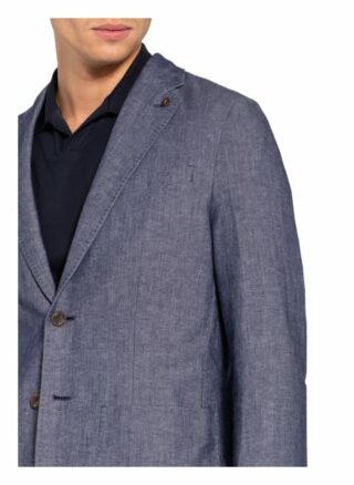Ted Baker Jeans-Sakko Bambo Slim Fit Mit Leinen blau