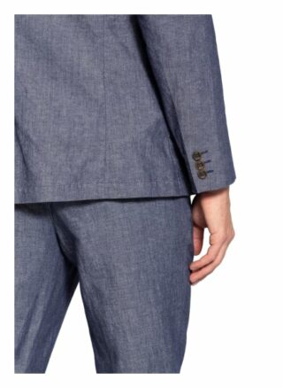 Ted Baker Jeans-Sakko Bambo Slim Fit Mit Leinen blau