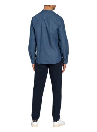Ted Baker Jeanshemd Hyon Slim Fit Mit Stehkragen blau