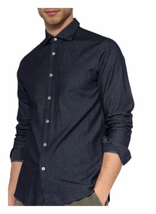 Ted Baker Jeanshemd Yaki Slim Fit blau
