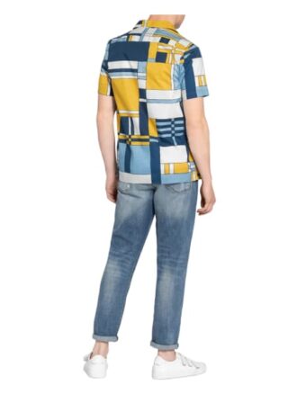 Ted Baker Kurzarm-Hemd Akton Box Fit gelb