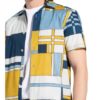 Ted Baker Kurzarm-Hemd Akton Box Fit gelb