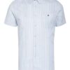 Ted Baker Kurzarm-Hemd Tanas Slim Fit Mit Leinen gruen
