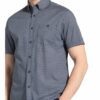 Ted Baker Kurzarm-Hemd Tartare Slim Fit blau
