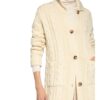 Ted Baker Oversized-Strickjacke beige