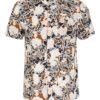 Ted Baker Resorthemd Sitcom Slim Fit Mit Leinen braun