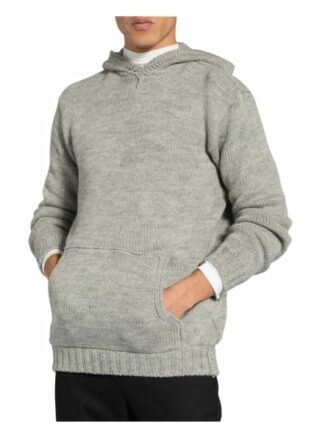 Ted Baker Strick-Hoodie Hernne grau