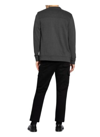 Ted Baker Strickjacke Byro Im Materialmix grau