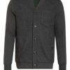 Ted Baker Strickjacke Byro Im Materialmix grau