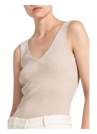 Ted Baker Stricktop Niyalia Mit Glitzergarn beige