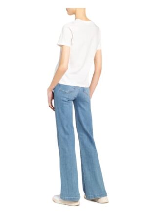 Ted Baker T-Shirt Mit Spitzenbesatz weiss
