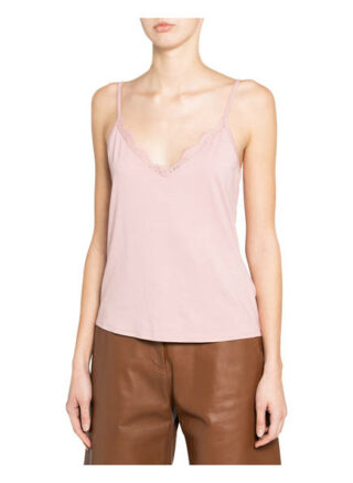 Ted Baker Top Paygee Mit Spitzenbesatz pink
