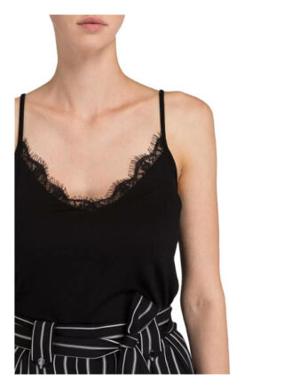 Ted Baker Top Paygee Mit Spitzenbesatz schwarz