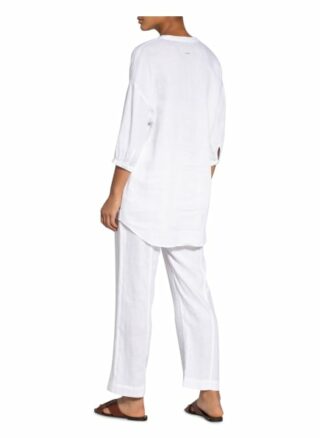 (The Mercer) N.Y. Leinenbluse Mit 3/4-Arm weiss