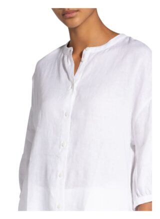 (The Mercer) N.Y. Leinenbluse Mit 3/4-Arm weiss