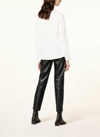 (THE MERCER) N.Y. Seidenbluse Damen, Weiß