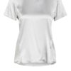 (The Mercer) N.Y. Seidenshirt grau