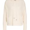 (The Mercer) N.Y. Strick-Hoodie Aus Cashmere weiss
