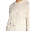 (The Mercer) N.Y. Strick-Hoodie Aus Cashmere weiss
