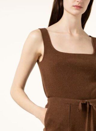 (The Mercer) N.Y. Stricktop Aus Cashmere braun
