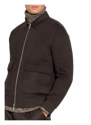 Theory Cashmere-Blouson braun