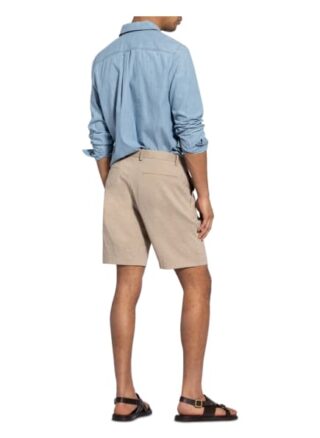 Theory Chino-Shorts Regular Fit Mit Leinen beige