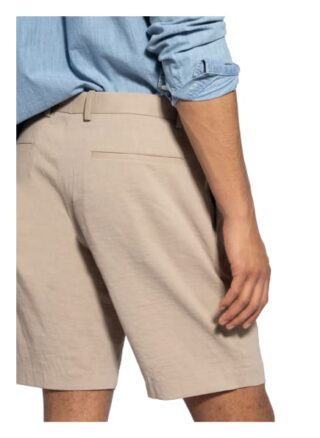 Theory Chino-Shorts Regular Fit Mit Leinen beige