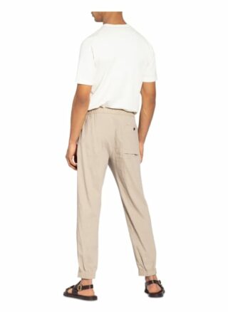 Theory Hose Im Jogging-Stil Mit Leinen beige