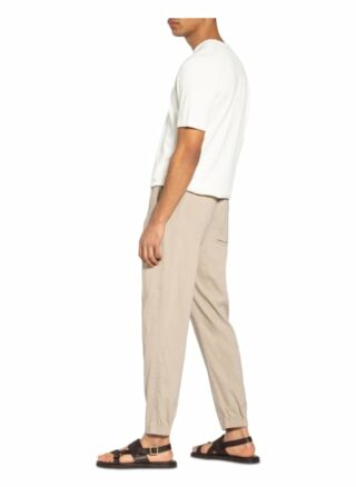 Theory Hose Im Jogging-Stil Mit Leinen beige