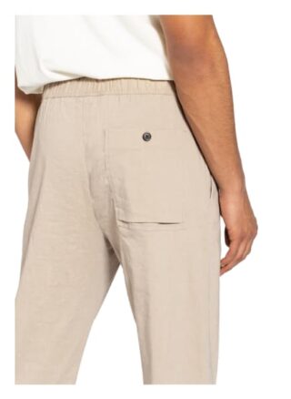 Theory Hose Im Jogging-Stil Mit Leinen beige