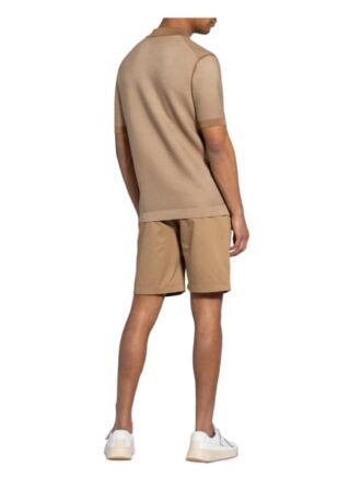 Theory Strick-Poloshirt braun