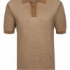Theory Strick-Poloshirt braun