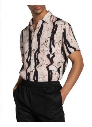 Tiger Of Sweden Kurzarm-Hemd Didon Relaxed Fit beige