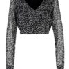 Tigha Bluse Arya Leo 21031 Loose Fit schwarz