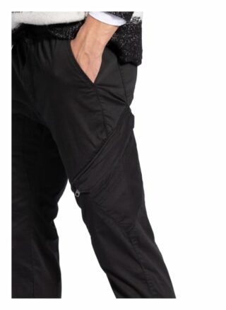 Tigha Cargohose Bono Poplin schwarz