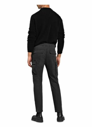 tigha Fryco Cargohose Herren, Schwarz