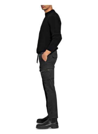 tigha Fryco Cargohose Herren, Schwarz