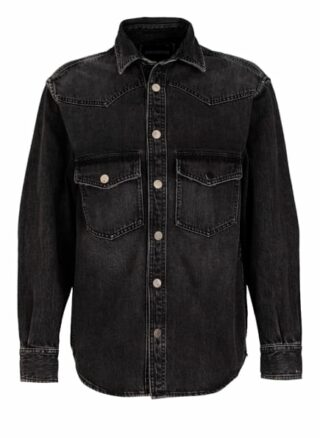 Tigha Denim Hemd Danti Regular Fit grau