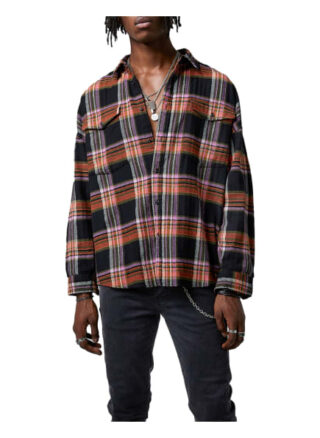 Tigha Hemd Emory Oversize Fit rot