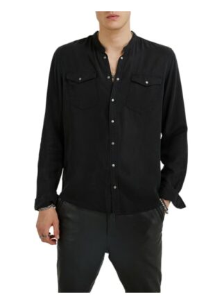 Tigha Hemd Gent Regular Fit schwarz