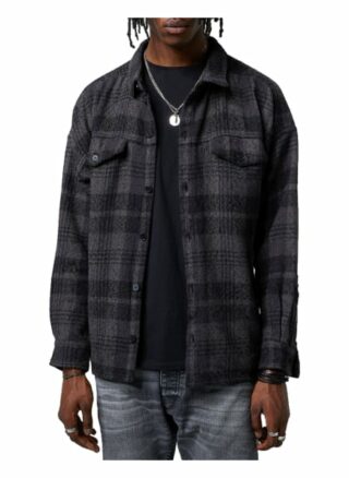 Tigha Hemd Jin Oversized Fit grau
