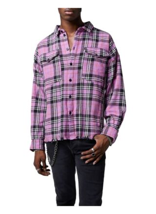 Tigha Hemd Sloan Oversized Fit rot