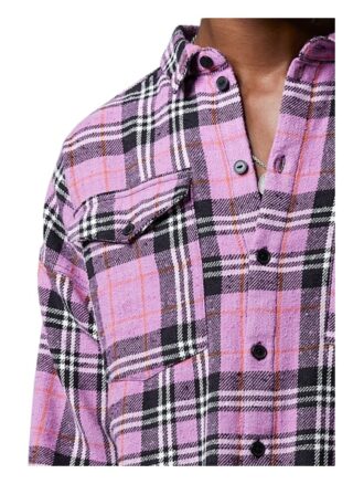 Tigha Hemd Sloan Oversized Fit rot