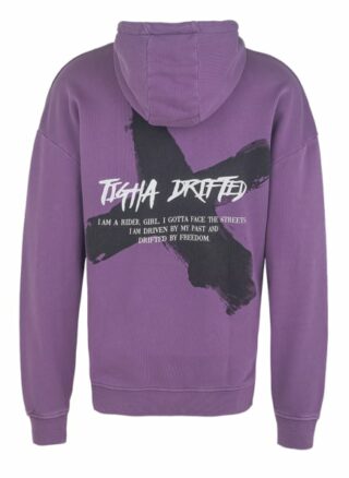 Tigha Hoodie Drifted Hoodie Regular Fit violett
