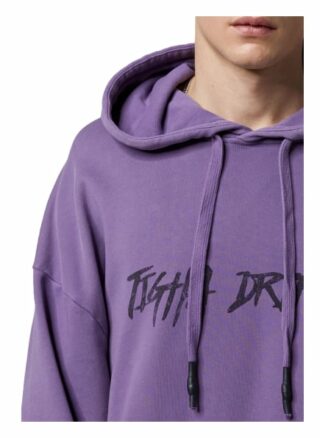 Tigha Hoodie Drifted Hoodie Regular Fit violett