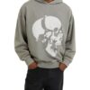 Tigha Hoodie Loose Your Head Hoodie Loose Fit grau